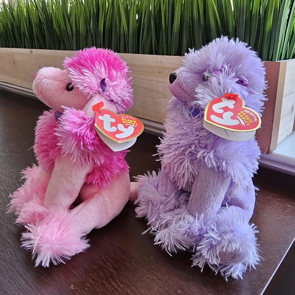 HP🎉 Ty® Ohh-La-La™ & Demure™ Original Beanie Baby Set of 2 - Picture 3 of 13